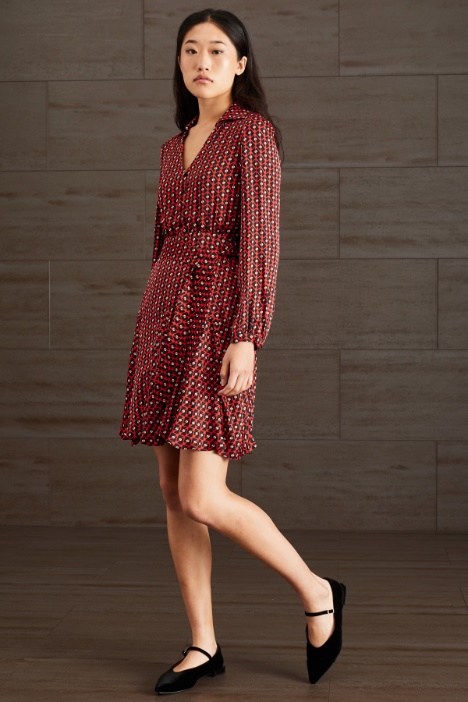 Abito in raso di pura viscosa Fashion Market