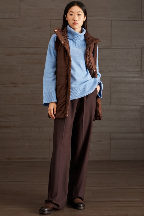 Gilet imbottito con cappuccio Fashion Market