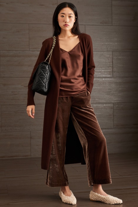 Cardigan lungo in lana Fashion Market