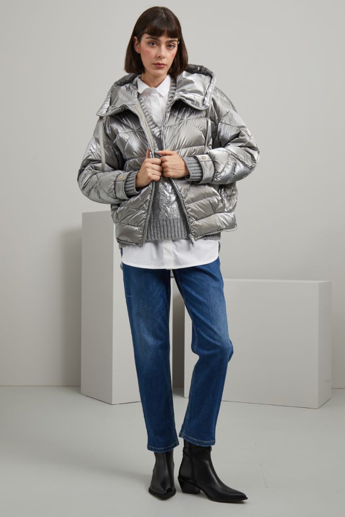 Piumino con cappuccio Fashion Market