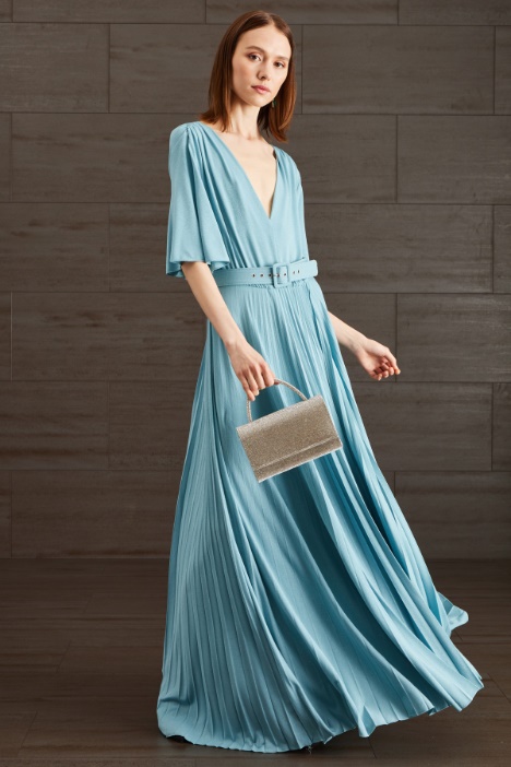 Abito lungo in jersey lamè Fashion Market