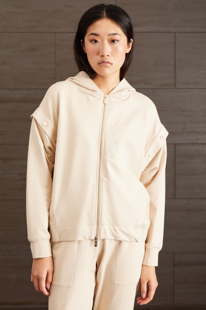 Felpa con maniche removibili Fashion Market