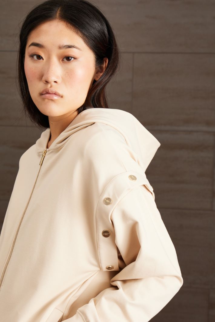 Felpa con maniche removibili Fashion Market