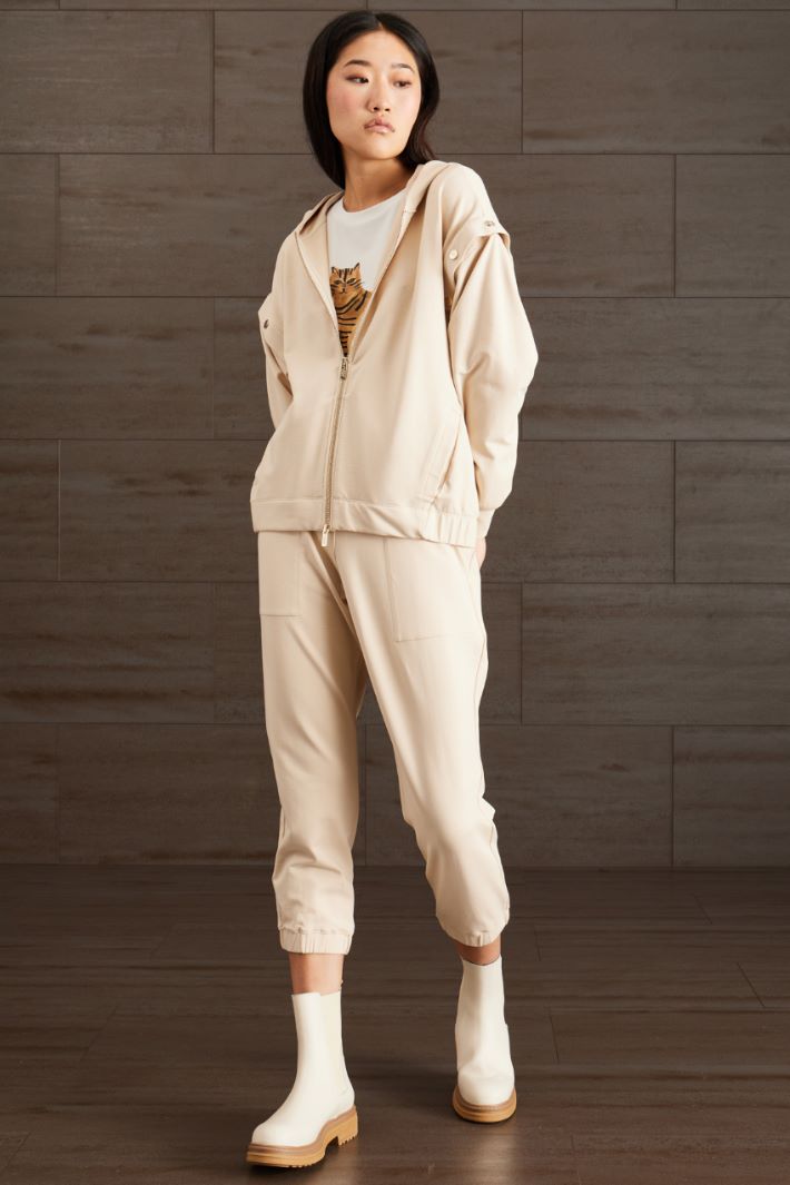 Felpa con maniche removibili Fashion Market