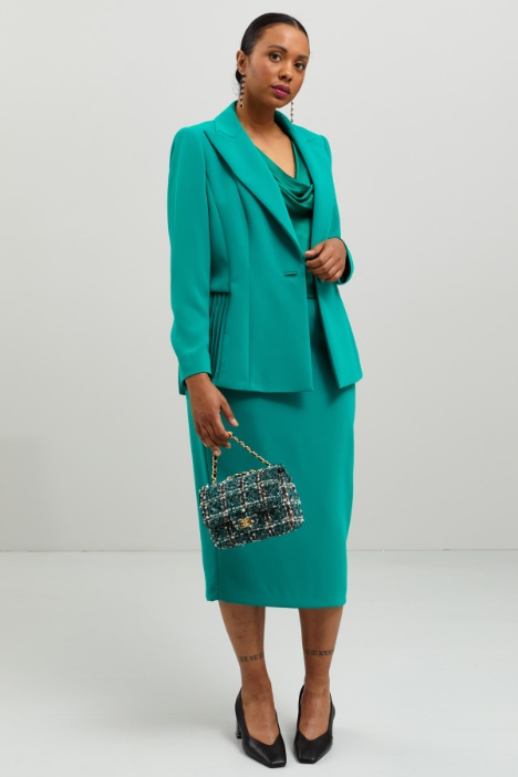 Blazer con inserto plissé Fashion Market