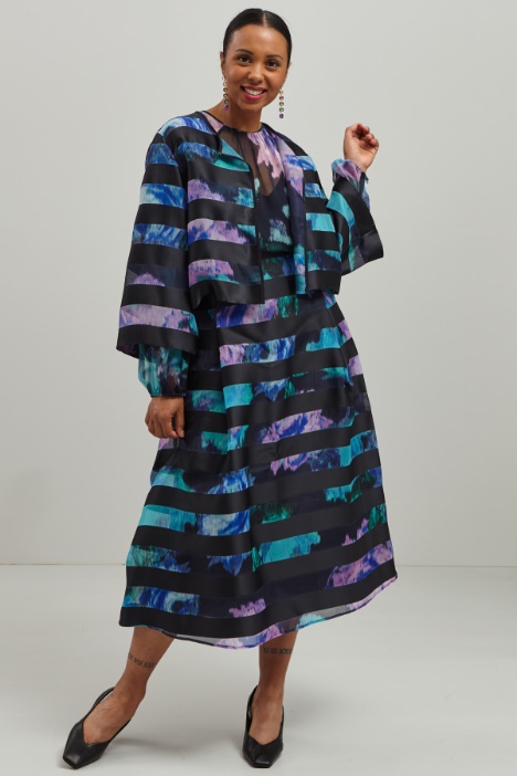 Gonna in organza e raso Fashion Market