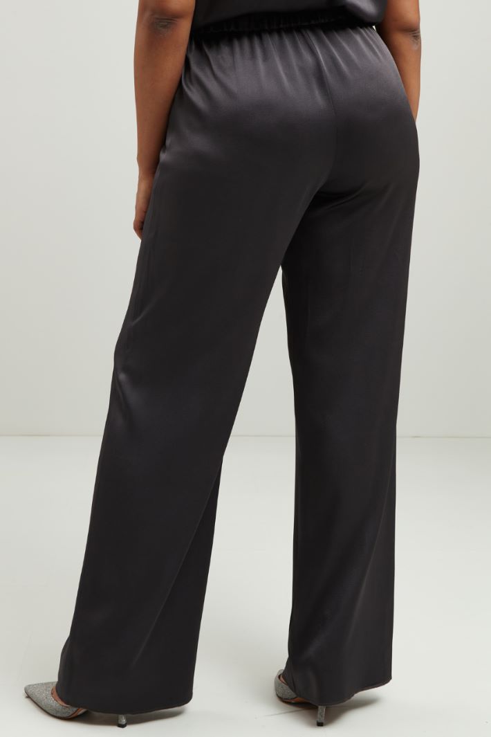 Pantaloni a palazzo in raso Fashion Market Pantaloni a palazzo in raso Fashion Market