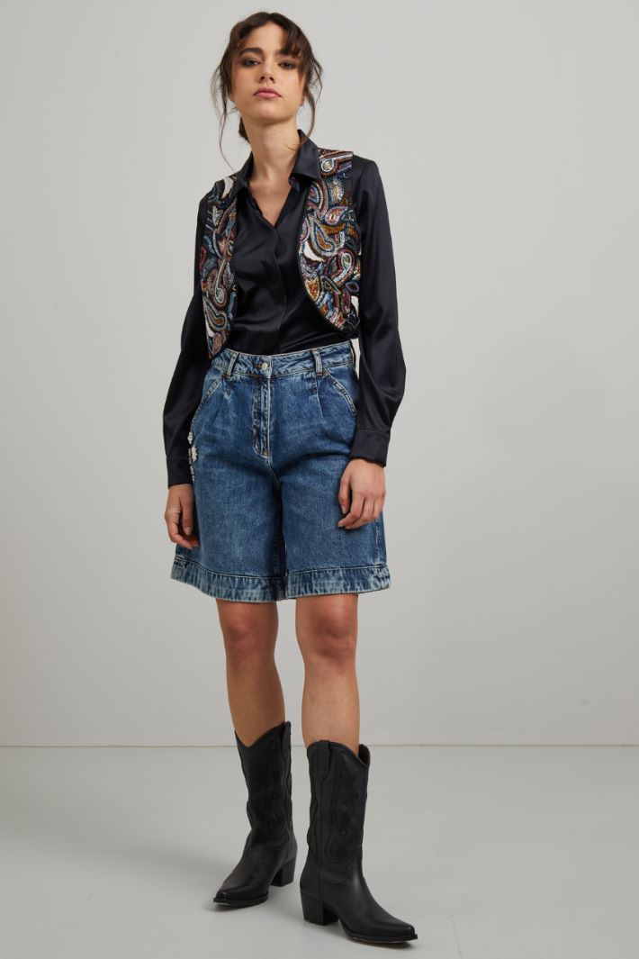 Gilet con perline Fashion Market