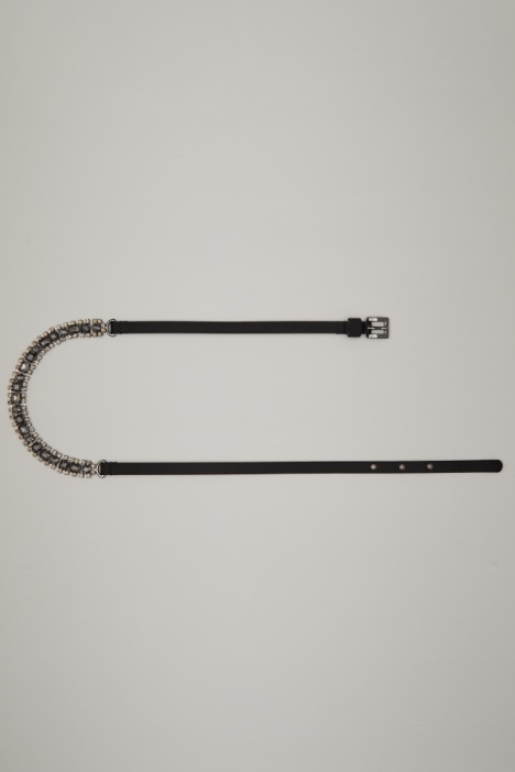 Cintura in raso e strass Fashion Market