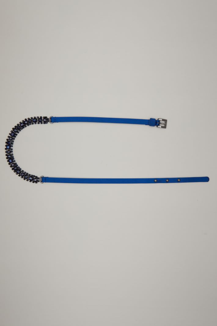 Cintura in raso e strass Fashion Market