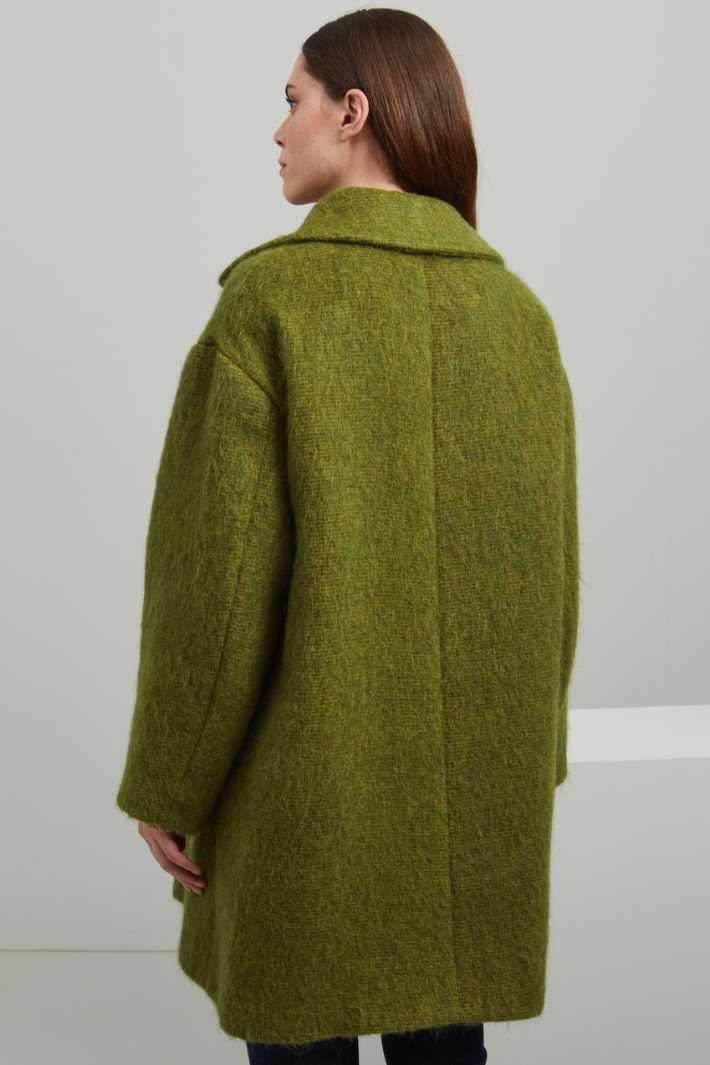 Cappotto garzato in lana Fashion Market