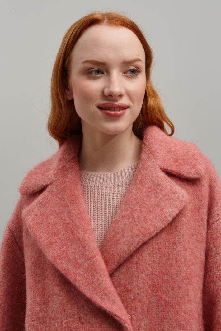 Cappotto garzato in lana Fashion Market