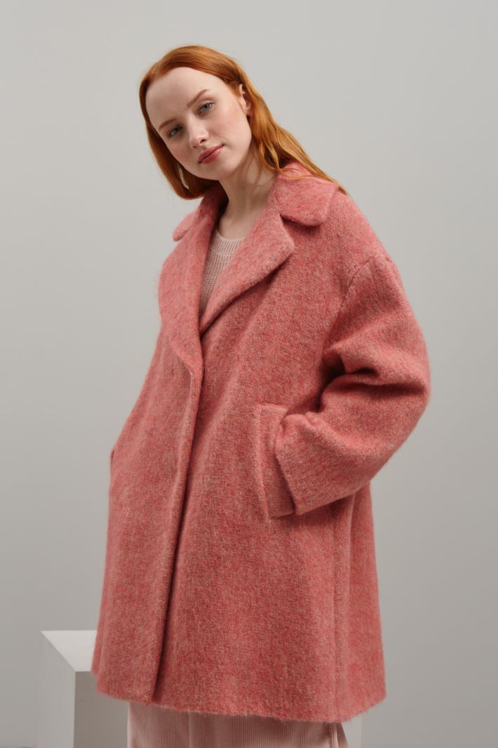 Cappotto garzato in lana Fashion Market