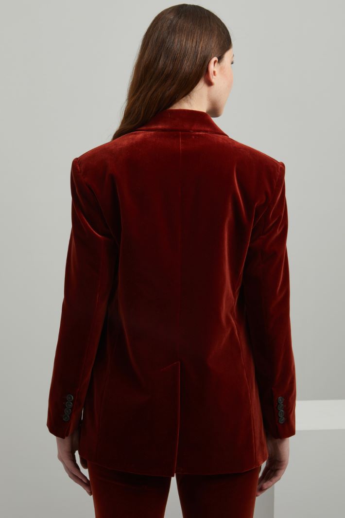 Blazer in velluto di cotone Fashion Market