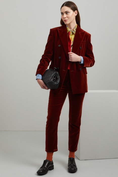 Blazer in velluto di cotone Fashion Market