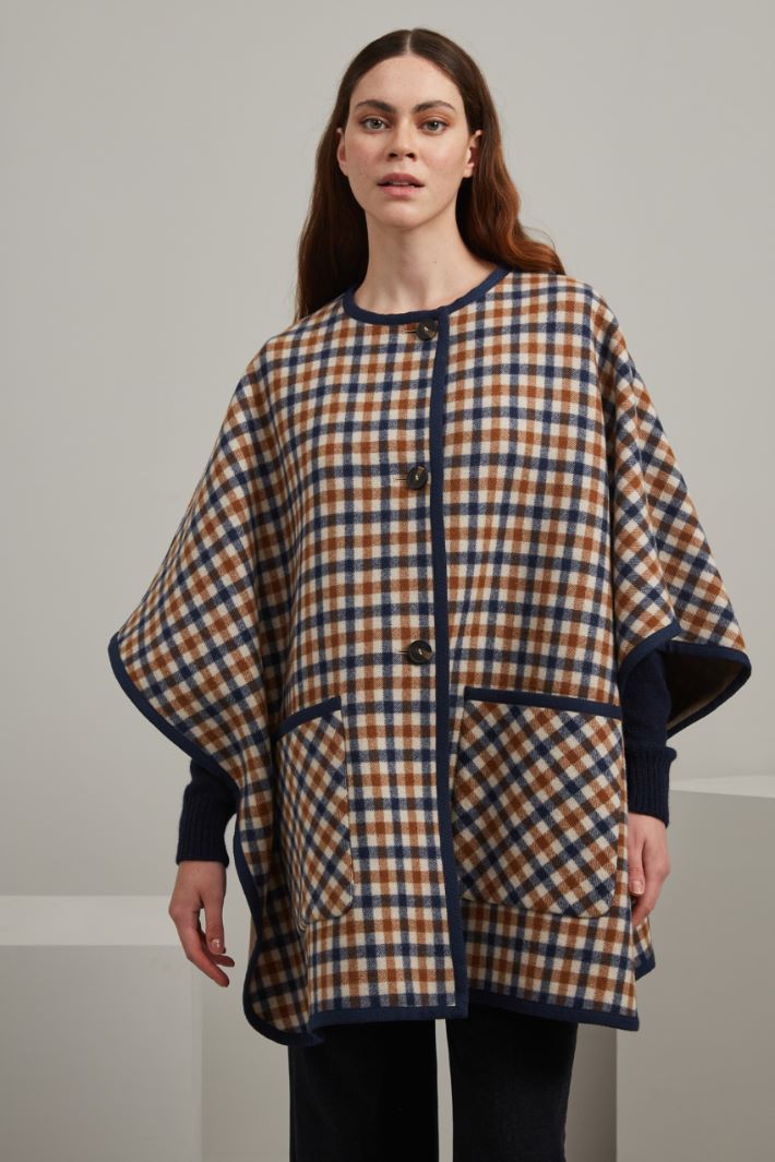 Cappa reversibile in lana Fashion Market