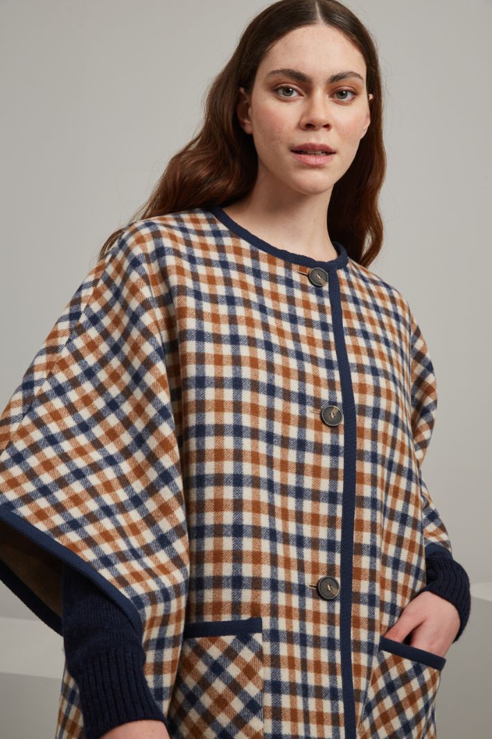 Cappa reversibile in lana Fashion Market