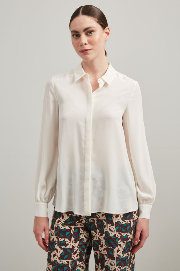 Camicia in crépe de chine Fashion Market