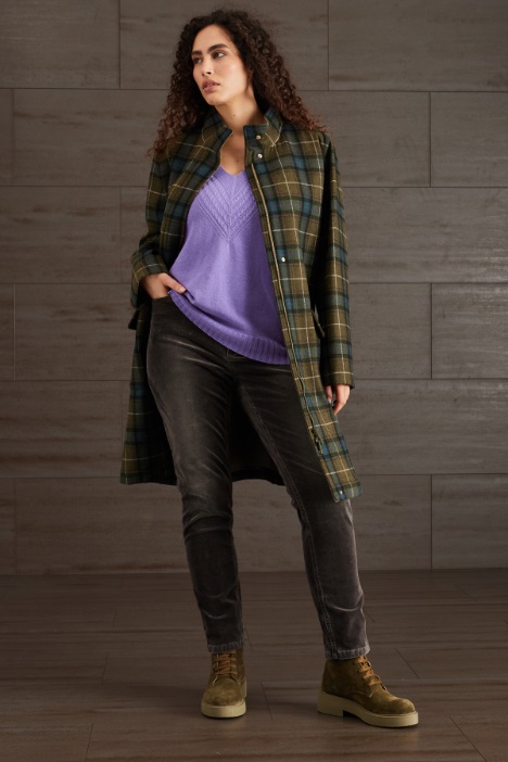 Pantaloni in velluto stretch Fashion Market