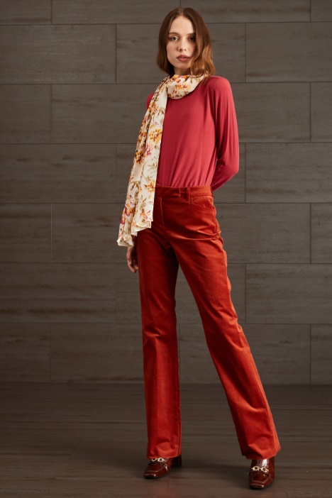 Pantaloni in velluto di cotone Fashion Market