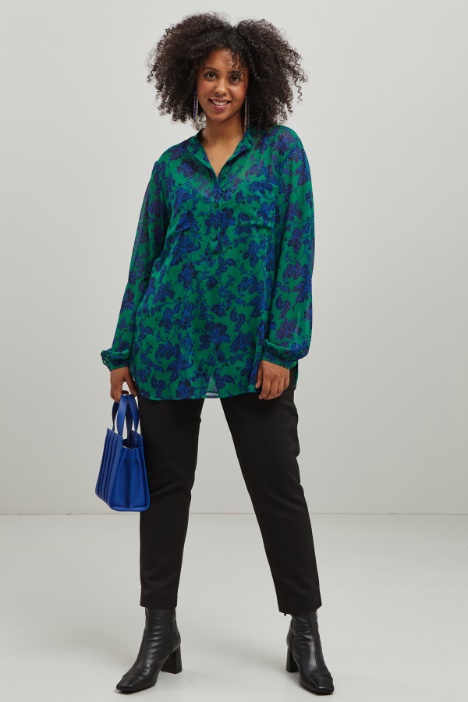 Casacca in georgette  Fashion Market