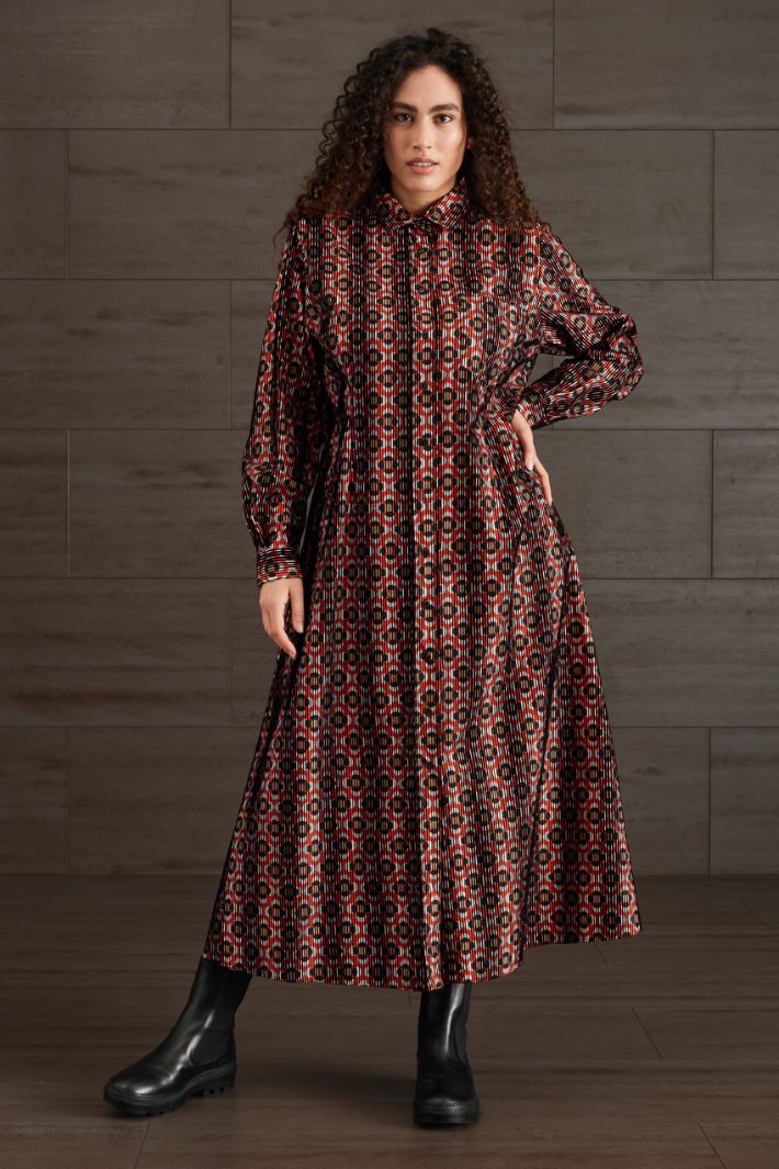 Chemisier in popeline stampato Fashion Market Chemisier in popeline stampato Fashion Market