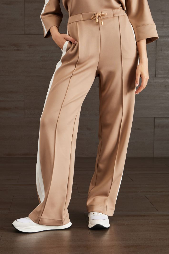 Pantaloni a palazzo in jersey Fashion Market
