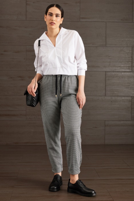 Pantaloni in jersey jacquard Fashion Market