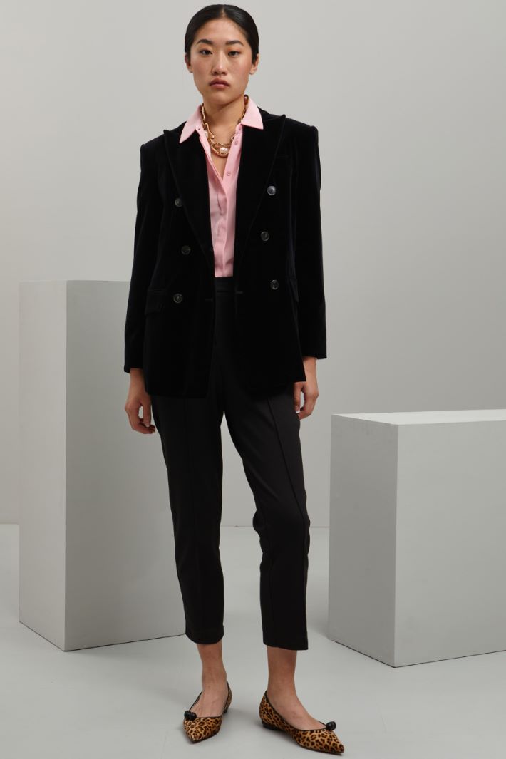 Pantaloni in jersey di viscosa Fashion Market