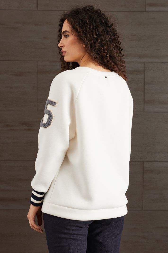 Felpa in jersey compatto Fashion Market