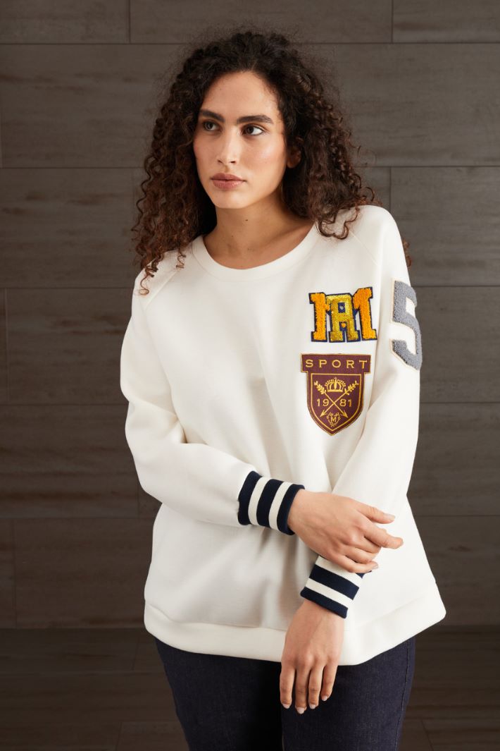 Felpa in jersey compatto Fashion Market