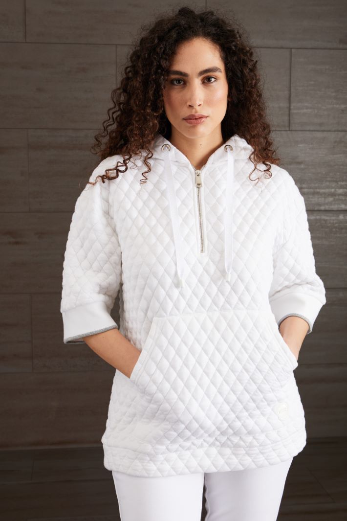 Felpa in jersey trapuntato Fashion Market Felpa in jersey trapuntato Fashion Market