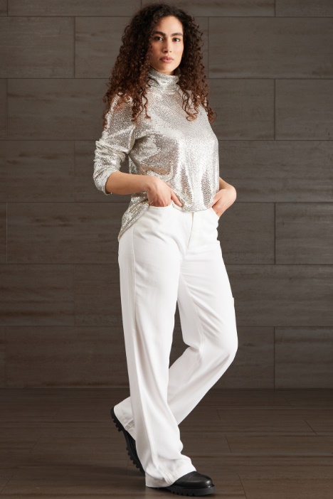 Top con strass Fashion Market