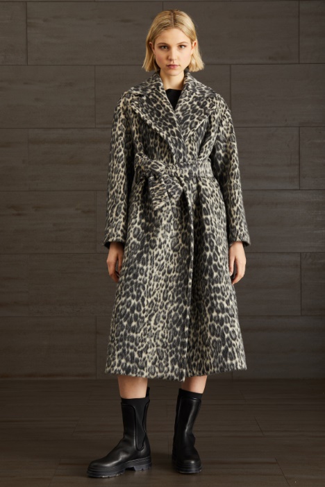 Cappotto con cintura Fashion Market