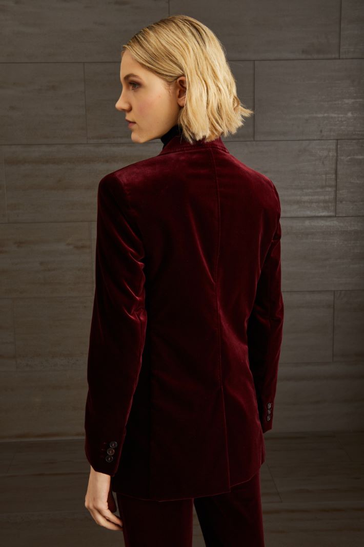 Blazer doppiopetto in ciniglia  Fashion Market