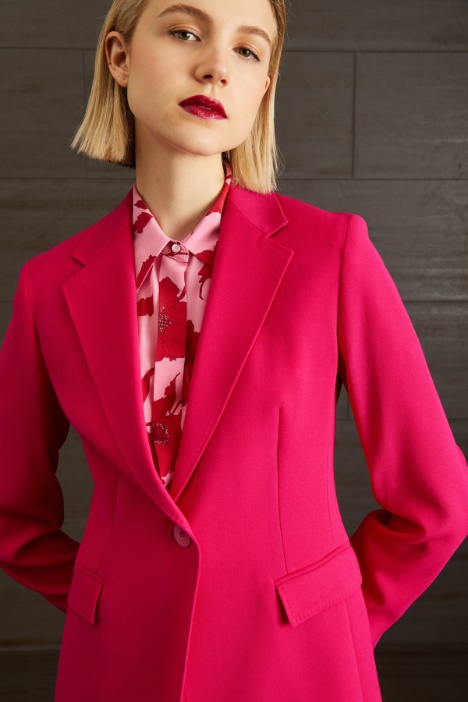 Blazer in crêpe di lana Fashion Market