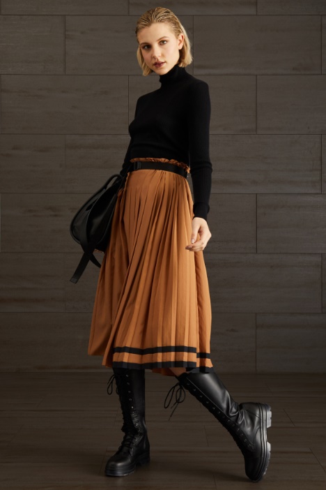 Gonna in crêpe de chine Fashion Market