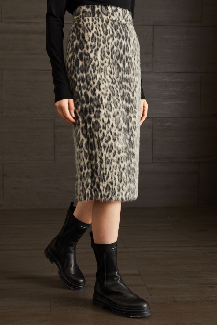 Gonna a tubino in alpaca Fashion Market