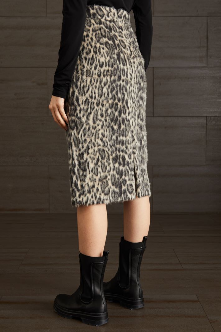 Gonna a tubino in alpaca Fashion Market