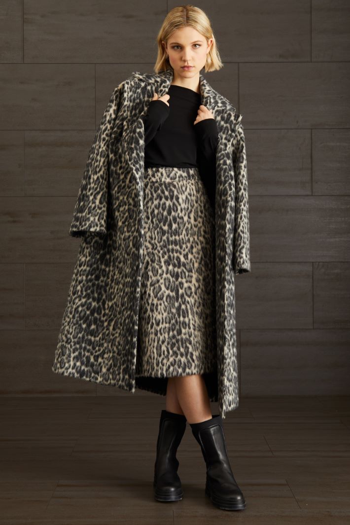 Gonna a tubino in alpaca Fashion Market