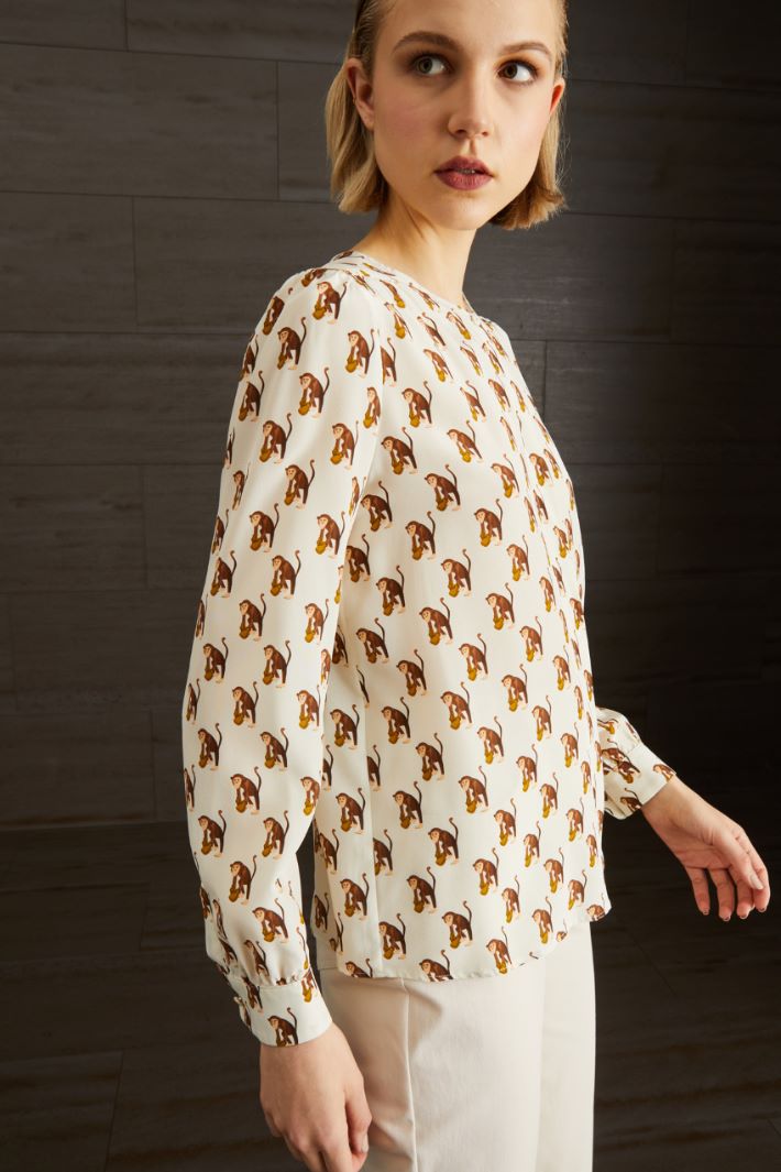 Camicia in crêpe de chine  Fashion Market