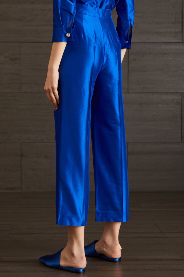 Pantaloni in shantung di seta Fashion Market