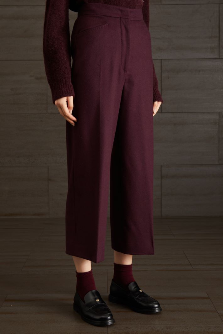 Pantalone in drap di lana Fashion Market