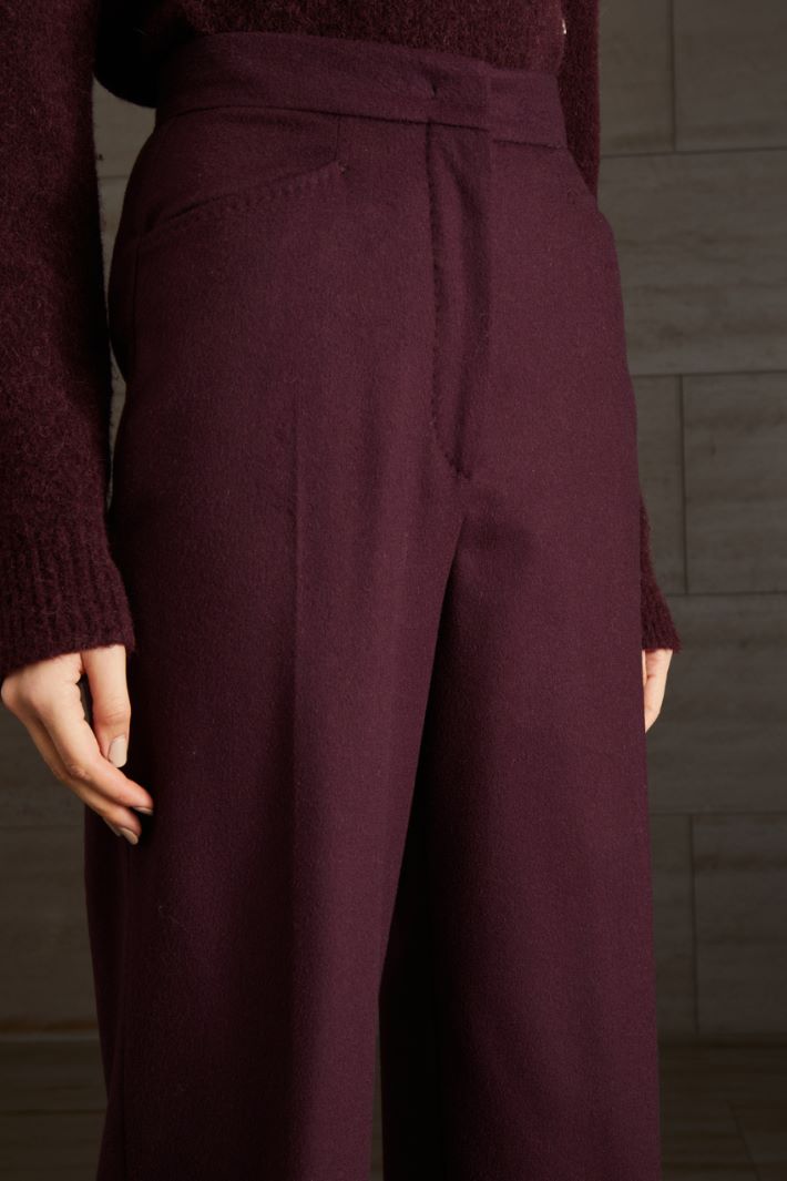 Pantalone in drap di lana Fashion Market