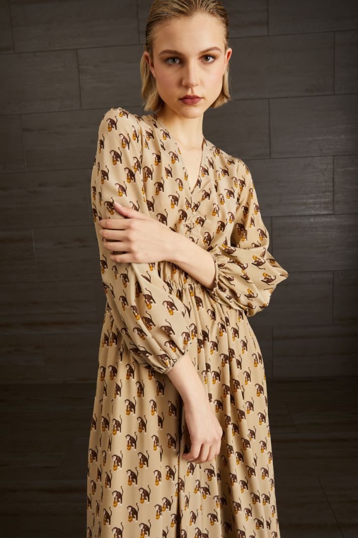 Abito in crêpe de chine  Fashion Market