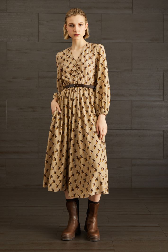 Abito in crêpe de chine  Fashion Market