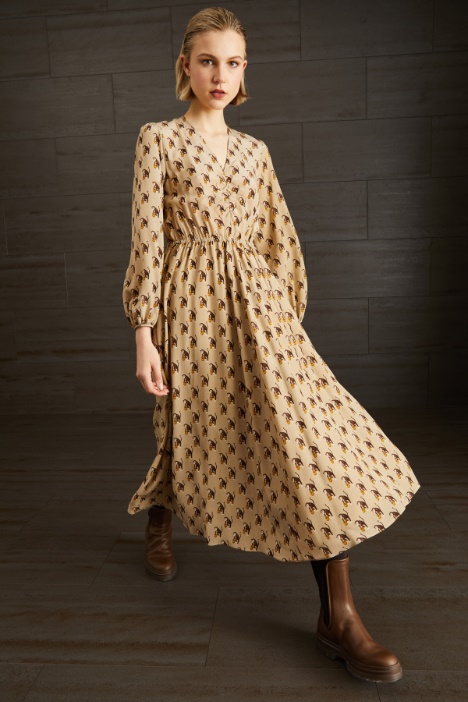 Abito in crêpe de chine  Fashion Market