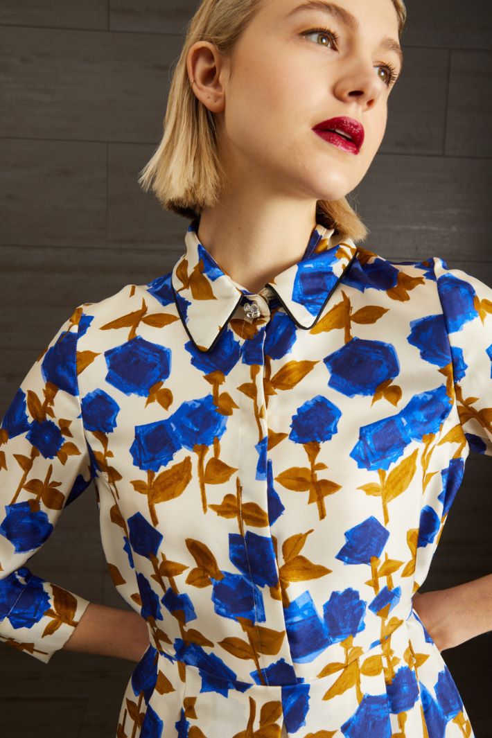 Abito in twill di seta  Fashion Market