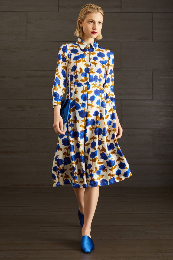 Abito in twill di seta  Fashion Market