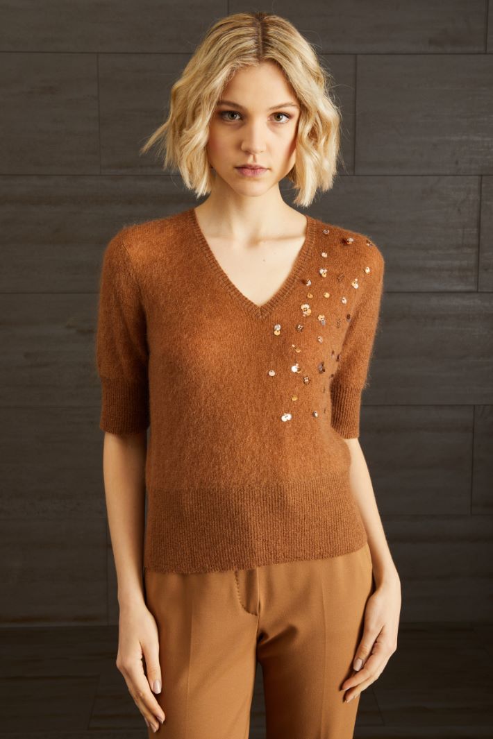Maglia garzata in mohair Fashion Market